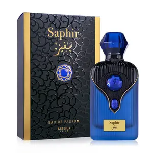 Assala Prime SAPHIR Eau De Parfum 3.4FL / 100ML Unisex - Fresh, Floral, Leather - Fresh, long lasting, affordable fragrance for men and women