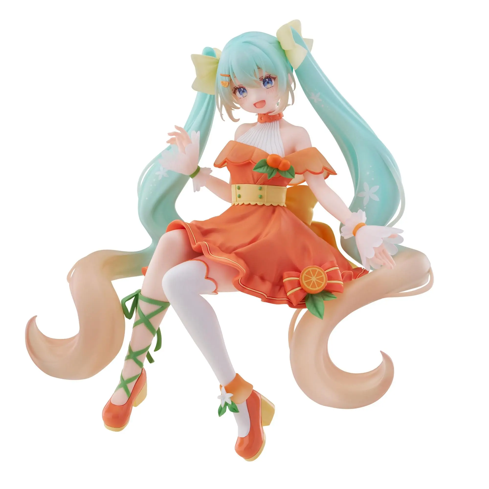 Hatsune Miku FuRyu 5.5-Inch Noodle Stopper Figure | Citrus