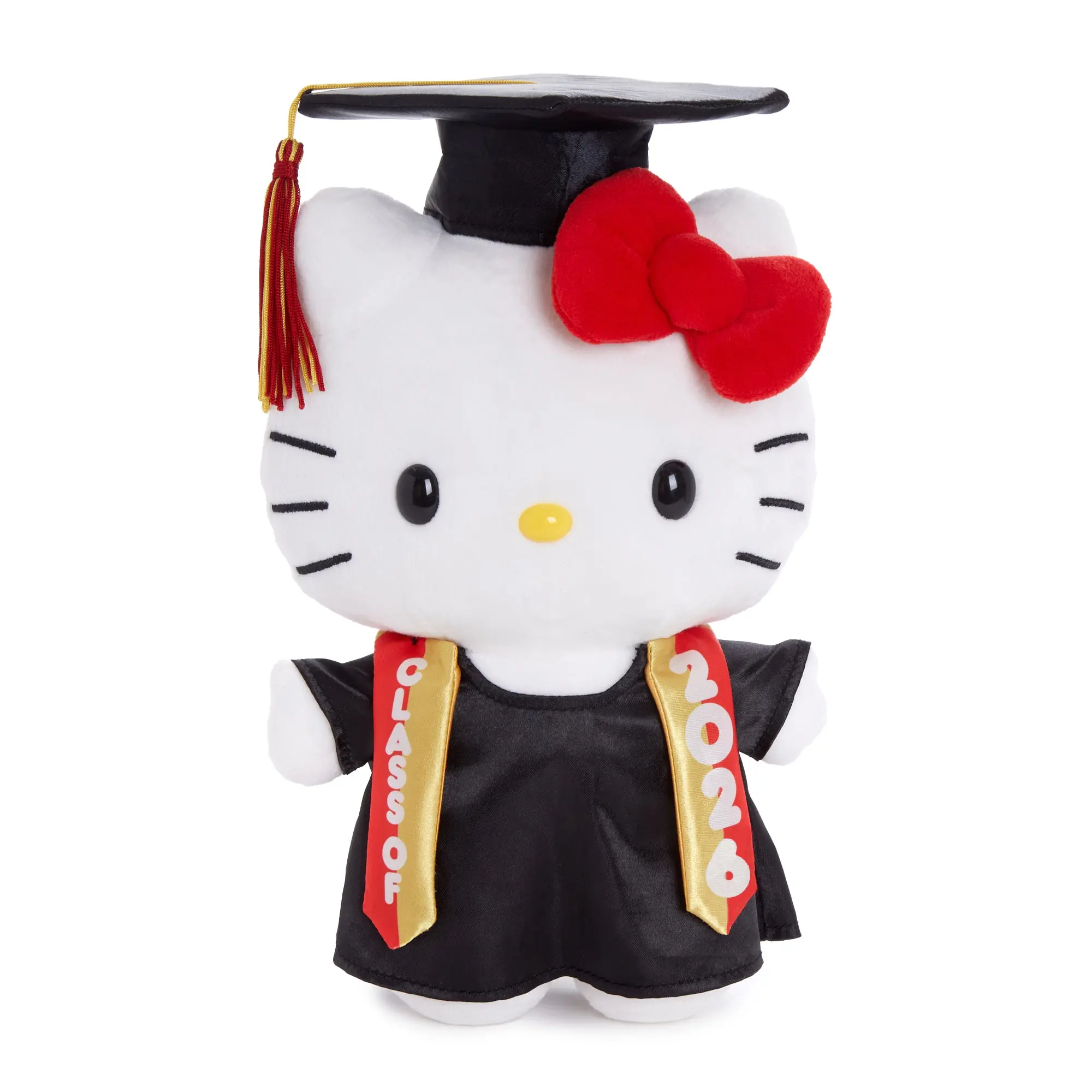 Hello Kitty 9" Cap and Gown Graduation Plush (Red)