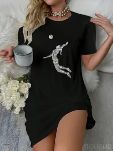 Volleyball Girl Women Player Casual Dress