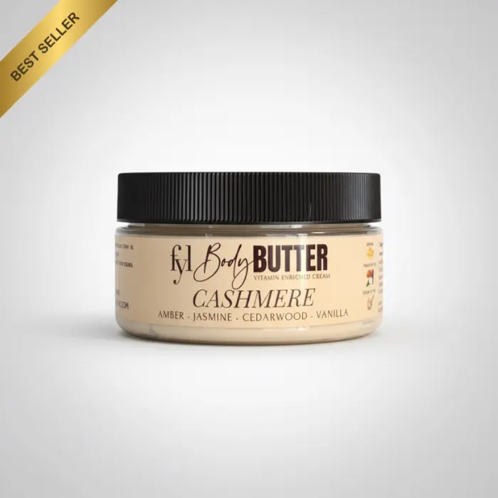 Cashmere Body Butter | Triple Butter Blend for Dry & Sensitive Skin | 6 oz. Moisturizer with Shea, Cocoa, and Mango Butters butter body Handmade Fragrance
