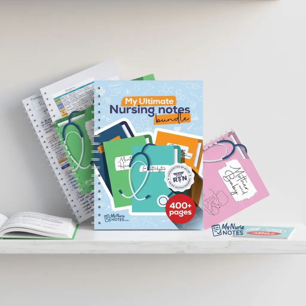 Ultimate Nursing Success Bundle: 400+ Page Handwritten Notes by an RN -  Designed to Help You Ace Nursing School - Concise & Comprehensive!