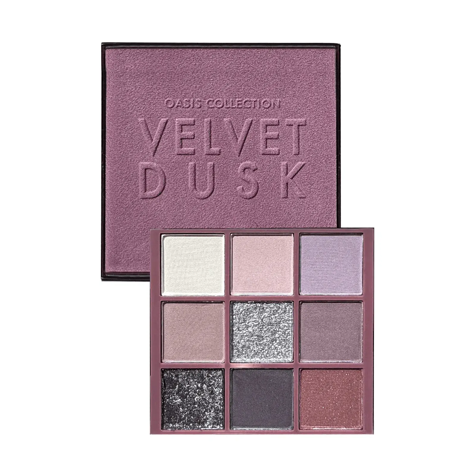 FARMASI Velvet Dusk Eyeshadow Palette - Oasis Collection, 3 Shade Ranges, Long-Lasting Natural Cosmetic with Dimethicone Crosspolymer, Silky-Smooth Blendable Formula, Complements All Skin Tones