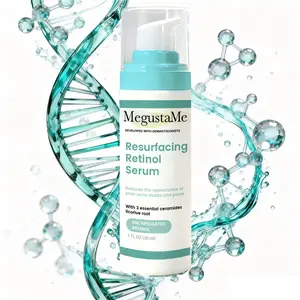 MegustaMe Resurfacing Retinol Serum For Post Acne Marks Formulated With Licorice Root Extract & Niacinamide Brightening Serum Pore Minimizer For Face Non Comedogenic