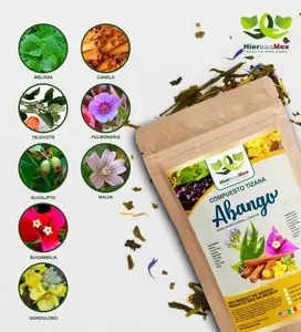 Compuesto Herbal Tizana Abango Support Herbal Compound Tea 4 oz.-113g Natural Mexican Herb Hierba Wild Crafted