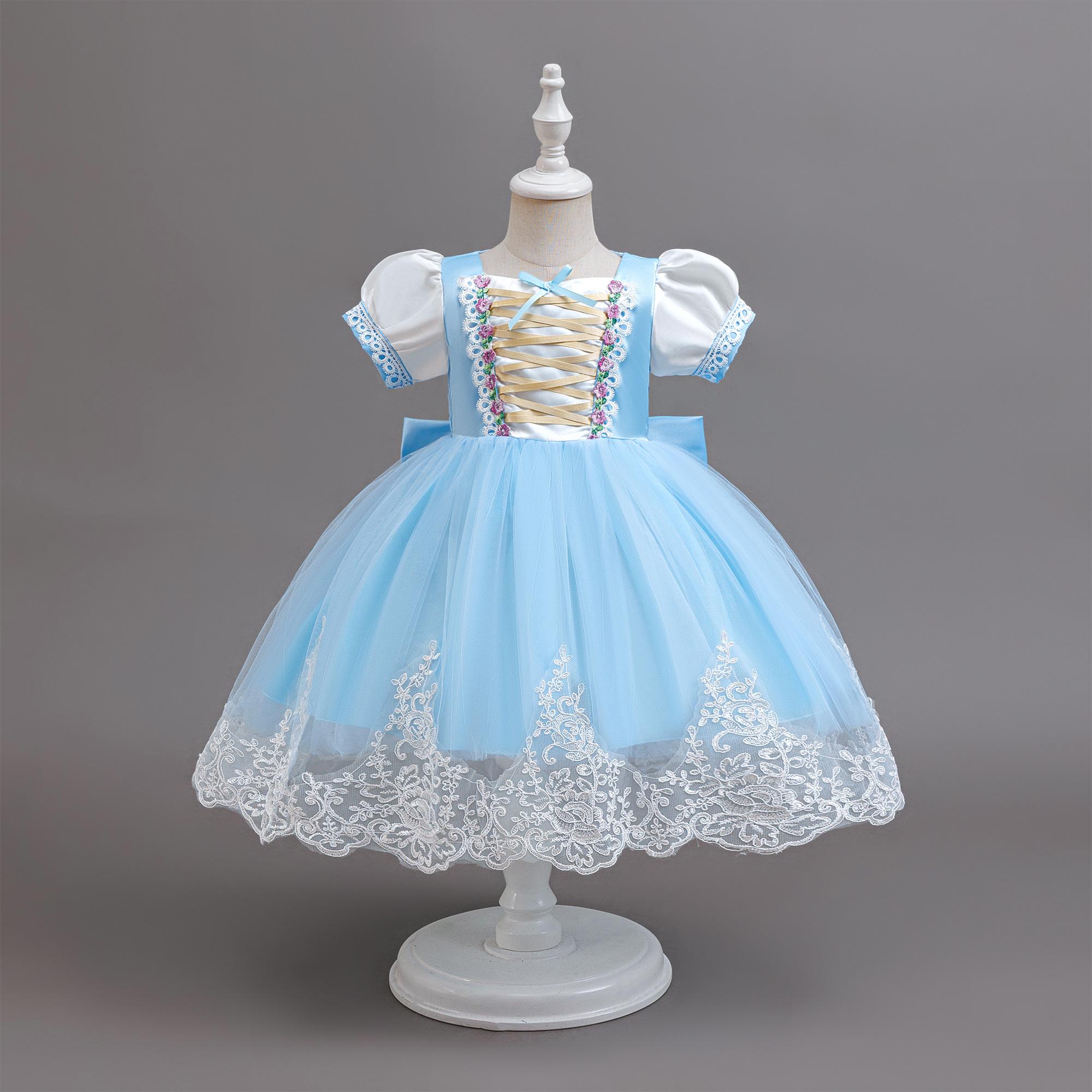 Girls Sleeping Beauty role play first birthday dress purple performance costume princess tulle skirt anniversary gift