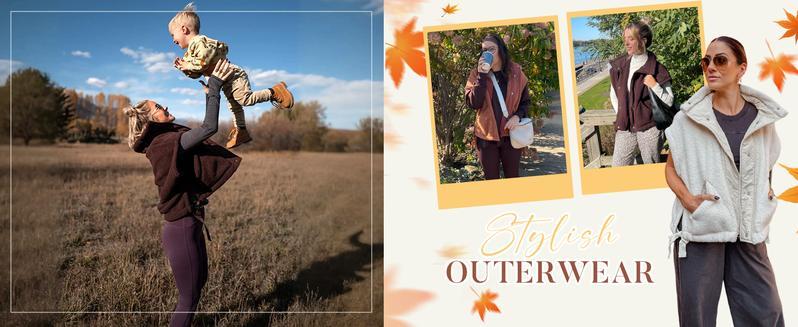 Naeduo Women's  Fleece Vest Casual Sleeveless Button Down Winter Warm Sherpa Jacket with Pockets Armygreen Boxy Fit Polyester Material