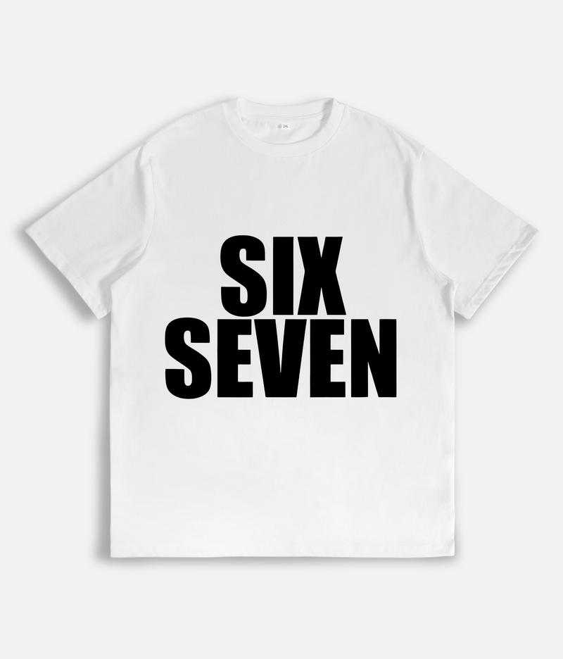 Fun Six Seven 6 7 Meme Design T-Shirt