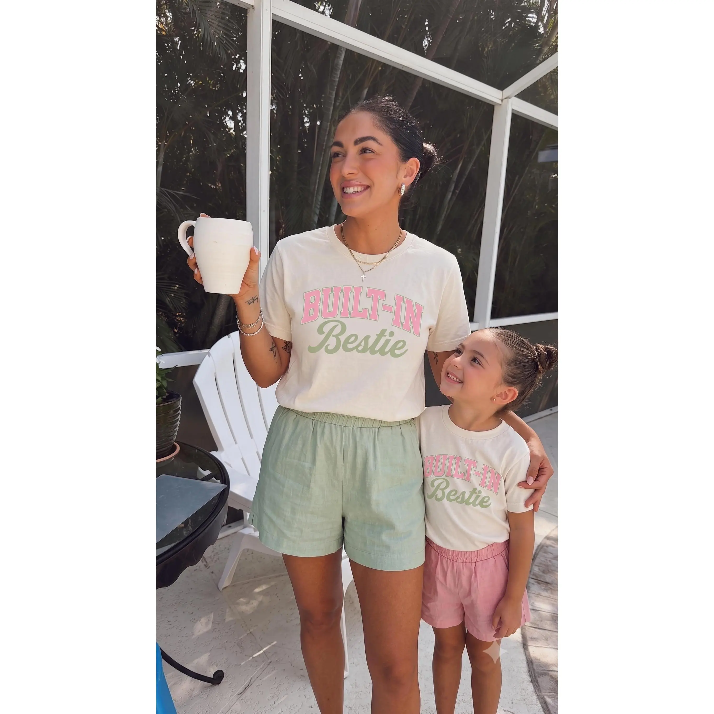Built-In Besties Mom and Daughter Shirts