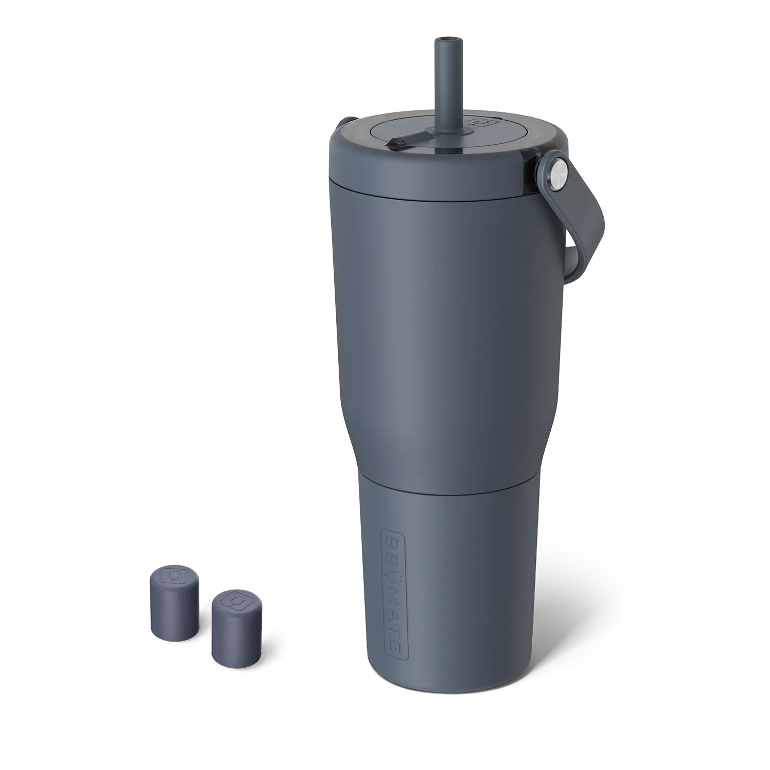 BrüMate Resa 35oz 100% Leakproof Insulated Travel Tumbler + Magnetic Straw Cover 2-Pack Bundle | Cup-Holder Friendly Insulated Tumbler | Built-in Silicone Sleeve and Easy Carry Handle