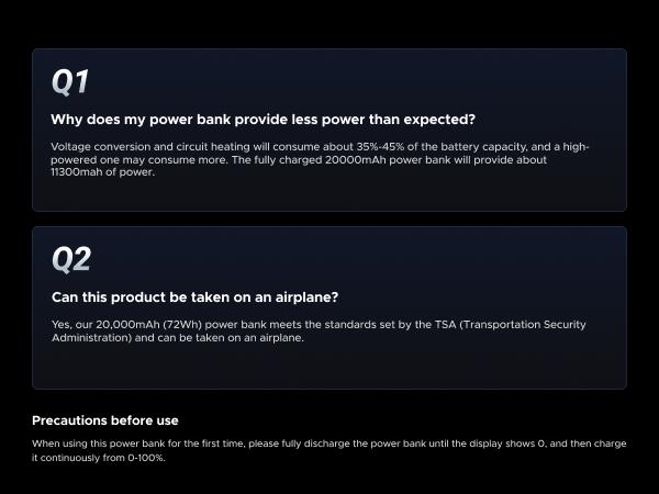 UGREEN Nexode Power Bank 20000mAh 45W with Built-in Cable, Fast Charging Portable Charger for iPhone 17 Pro/Samsung S25 Ultra/iPad Pro, 3-Port External Battery Pack with Digital Display, Travel Ready