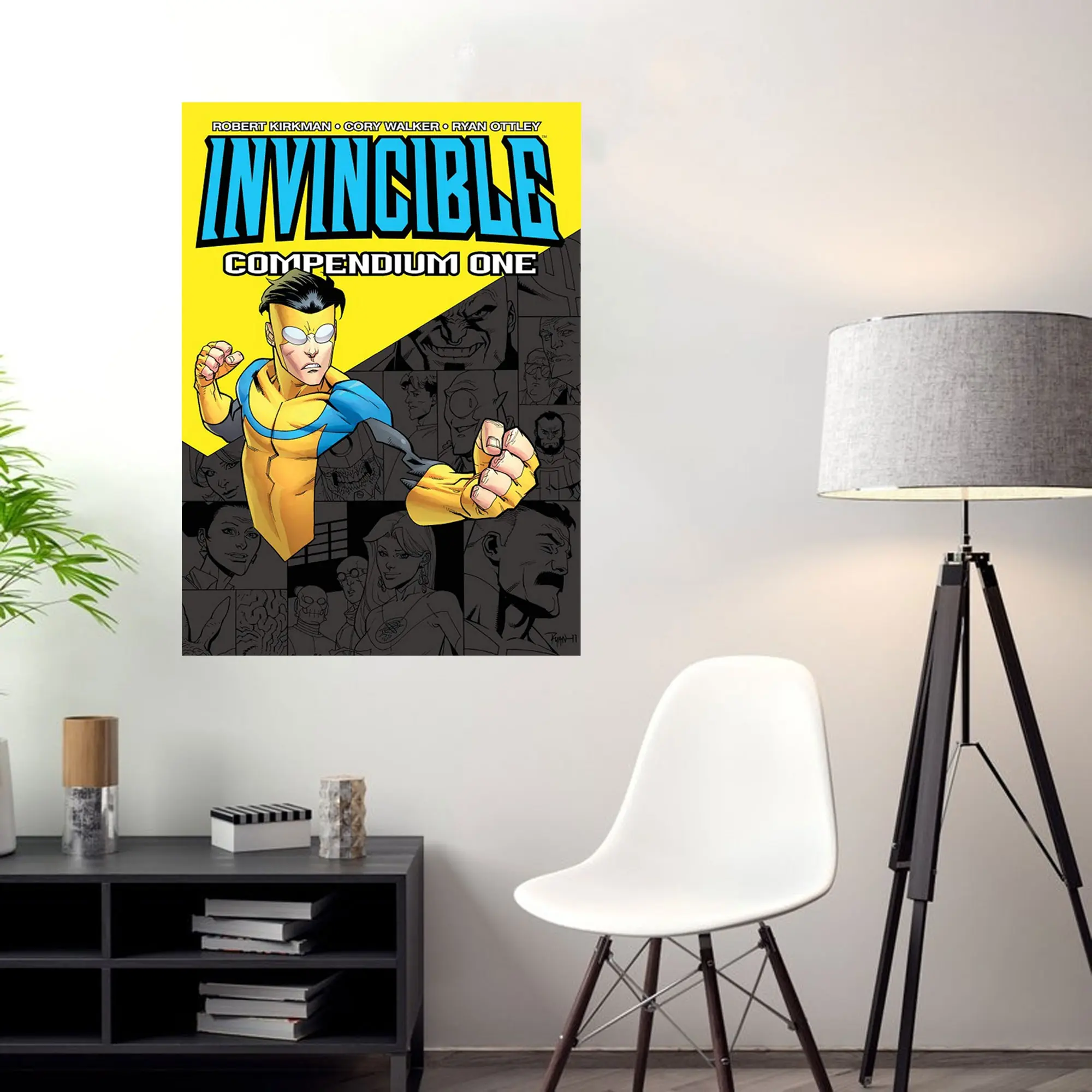 Invincible Compendium One Poster, Mark Grayson Superhero Wall Art ...