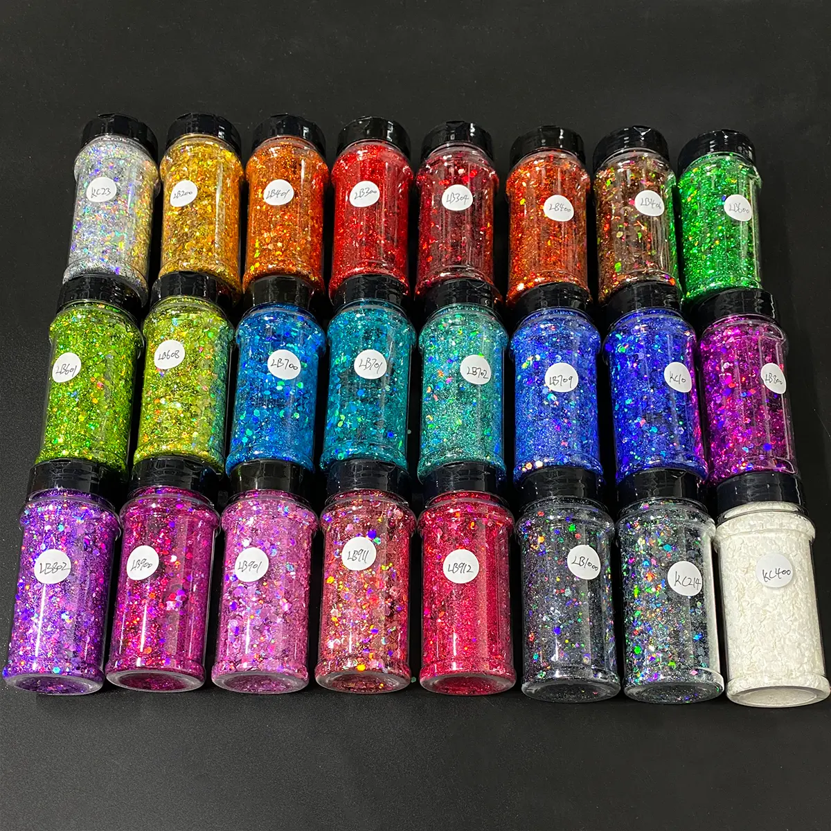 Holographic Chunky Eyeshadow (2oz/56g) - Nail Art Accessories, Sparkly DIY Decorations for Body, Face, Hair, Nails, Resin Tumblers, Christmas, Halloween Crafts, Holographic Glitter Nail Art Accessories, Sparkly Glitter Diy Decorations