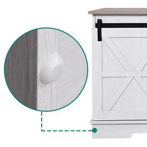 YITAHOME Farmhouse TV Stand for 65/60/55 Inch, Modern Entertainment Center with Sliding Barn Door, Wood TV Media Console Storage TV Cabinet for Living Room, 300lbs