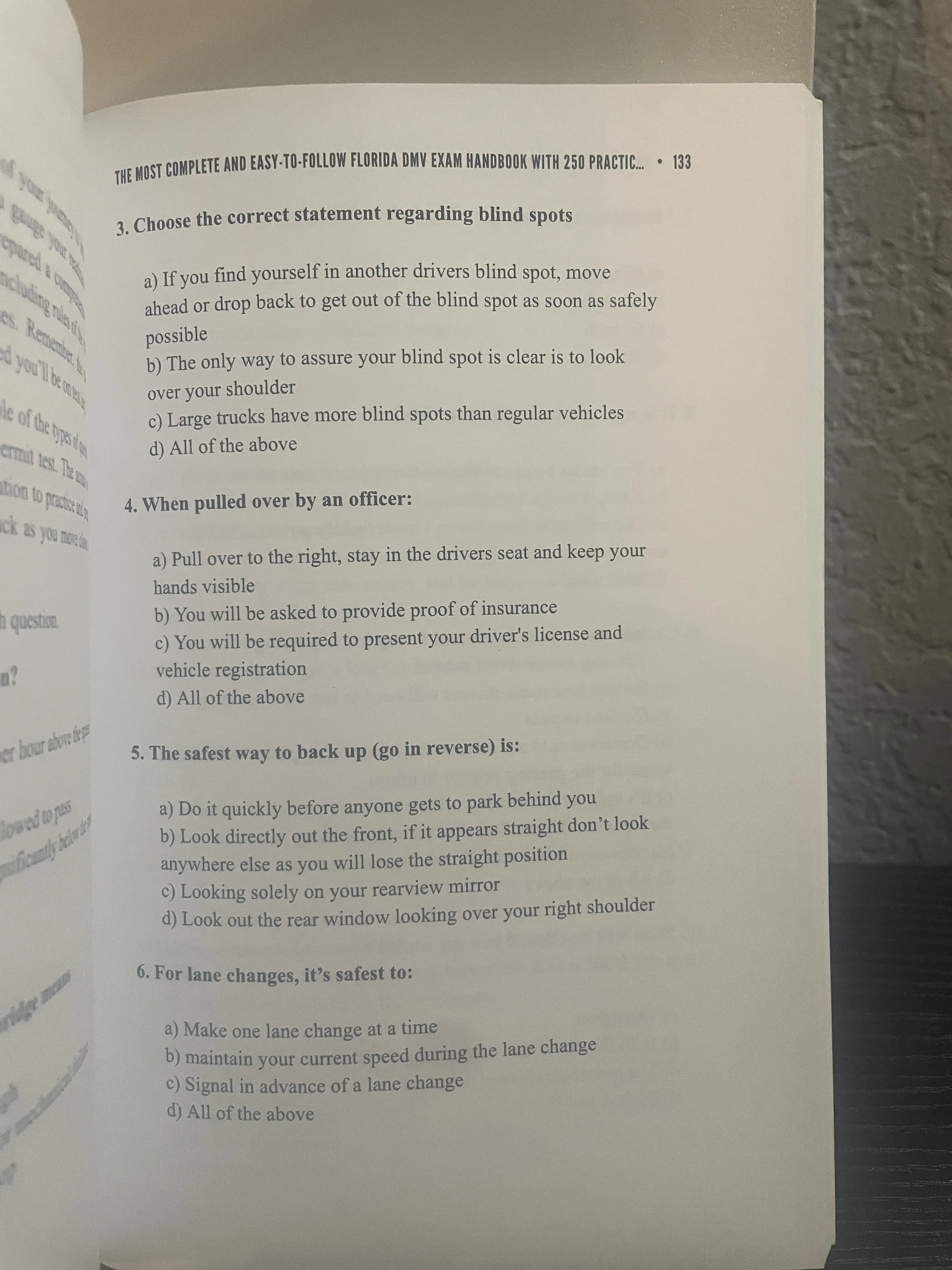 THE MOST COMPLETE AND EASY-TO-FOLLOW FLORIDA DMV EXAM HANDBOOK WITH 250 ...