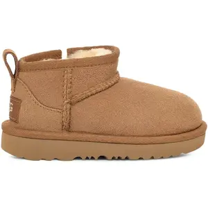 UGG Classic Ultra Mini Boot Chestnut (Toddler) - Cozy Toddler Staple