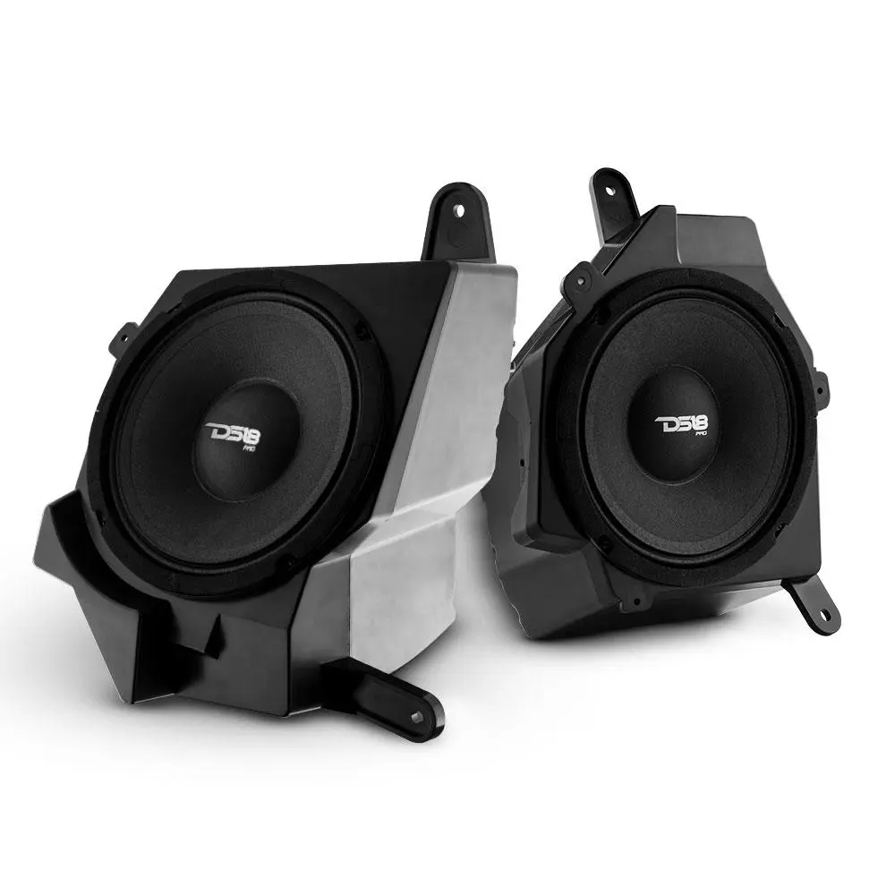 Jeep JL/JLU/JT Dash Enclosure Car Audio Front Speaker Kit - Pre-Assembled, Easy Install, 6.5 Inches Left & Right Neodymium Pro Audio Speakers, 150W RMS, 300W Peak