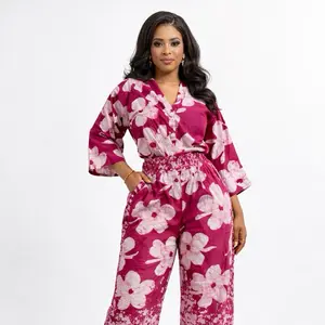 Cherry Blossom pant set Womenswear Clothes Top