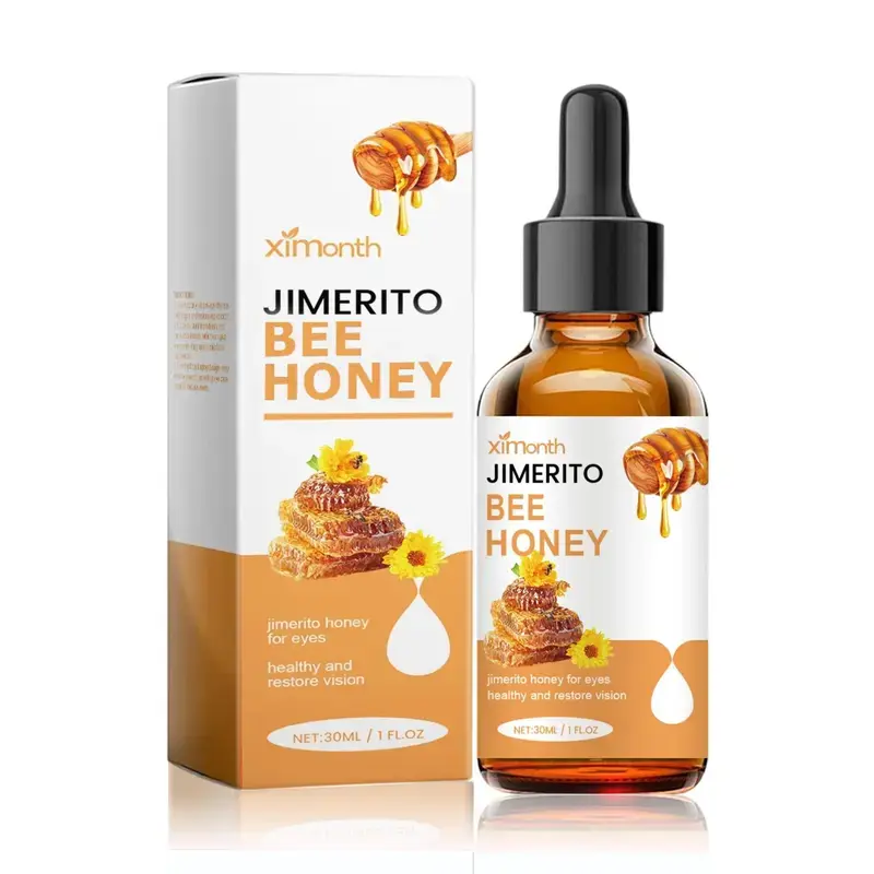 Soothing Eye Serum with Naturally Derived Bee Honey, Daily Lightweight Liquid that Hydrates Eyes and Helps Maintain Hydration for All Skin Types - Single Bottle, Single Item