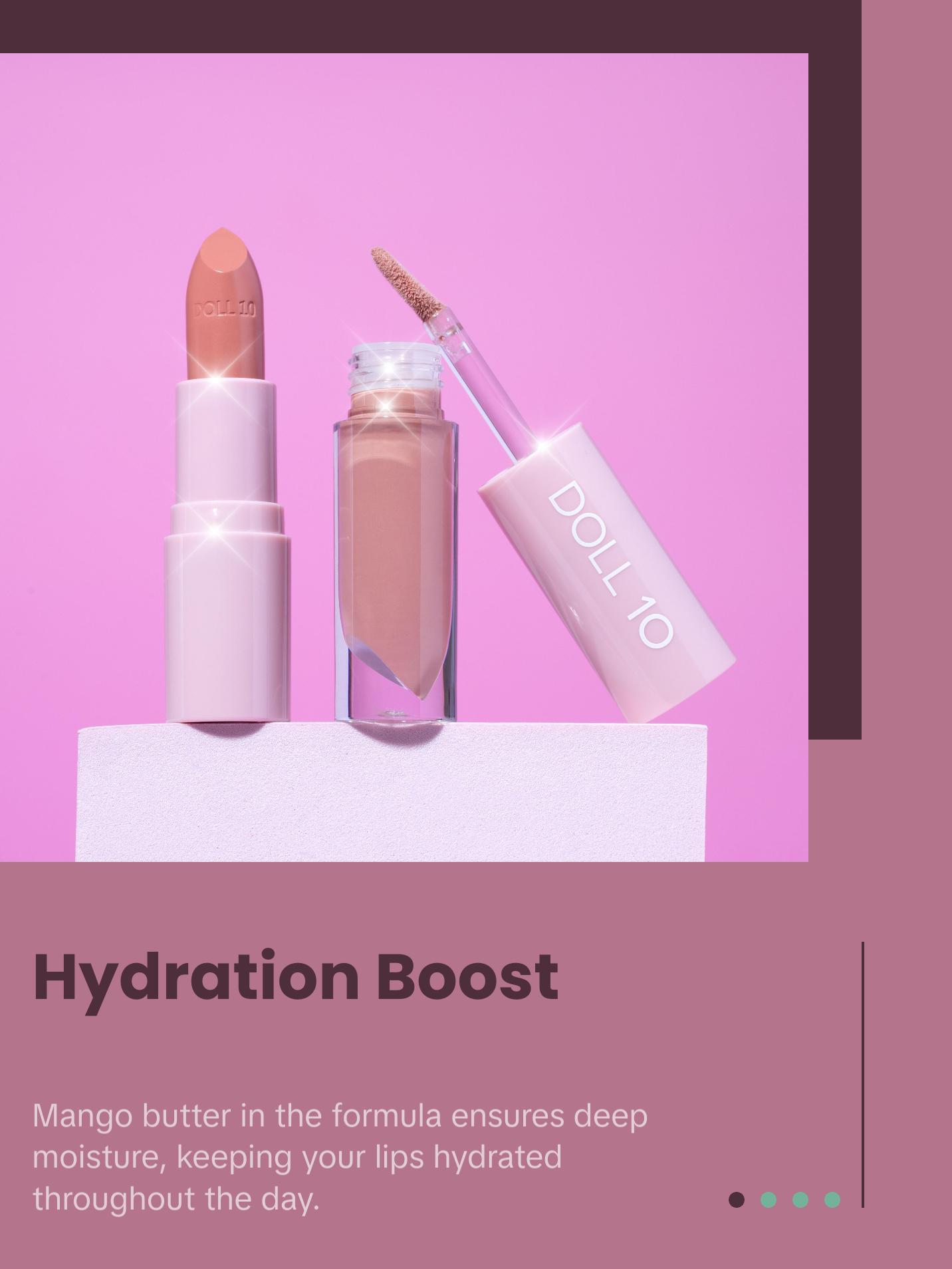 Your Lips But Plumper Lip Wardrobe Trio | Double-ended Lipgloss and Lipstick Duos