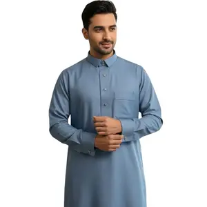 AlHelo Thobe Sky blue-     ثوب الحلو سماوي