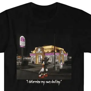 Edgy Dark Hedgehog Inspired Graphic Tee, Retro Fast Food Parody Shirt