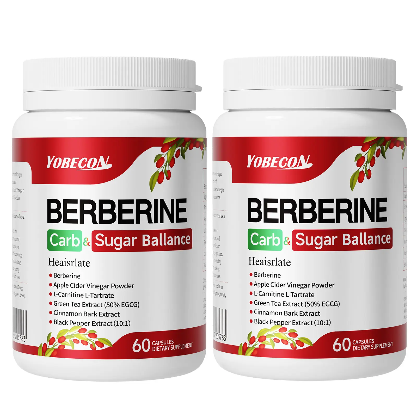 Berberine & Apple Cider Vinegar Plus| 6-In-1 Advanced Ingredients Blend  With L-Carnitine, Green Tea & Cinnamon| Supports Gut Health And Active  Lifestyle For Women And Men,60 Capsules