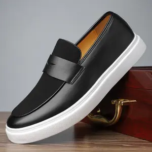 MEN'S FASHIONABLE BUSINESS LOAFER SHOES - One foot stirrup, non-slip rubber sole, all-season use