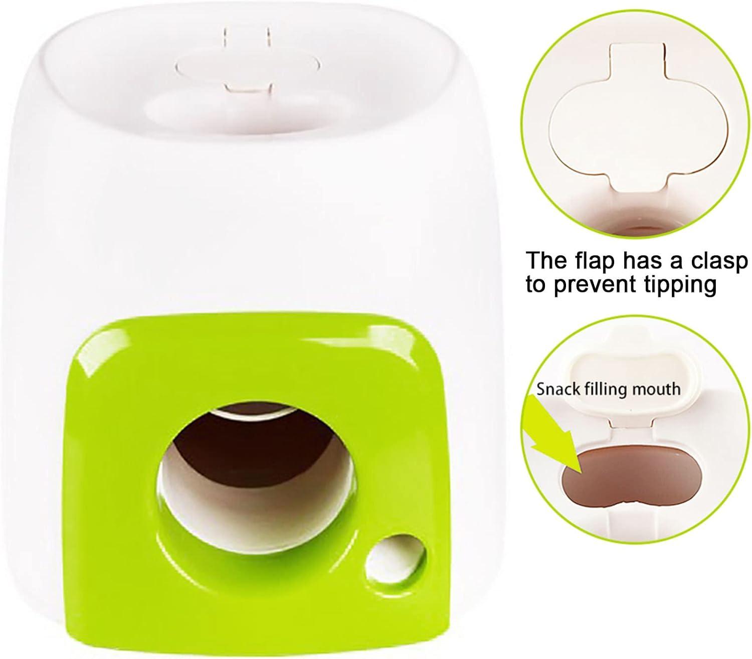 Pet Tennis Ball Launcher Toy, Automatic Ball Launcher Pet Dog Toy for 1 Ball, Pet Food Reward Machine for Small and Medium Size Dog Trainin