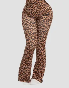 Y2K Cheetah Pants Brown