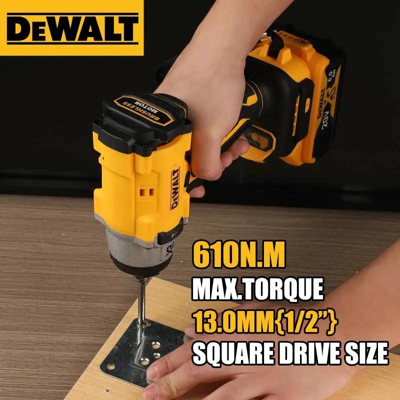 DEWALT New DCF922 Cordless Impact Wrench 1/ 2inch High Torque 205N.m Variable Speed Electric Wrench Suitable for 20V Battery