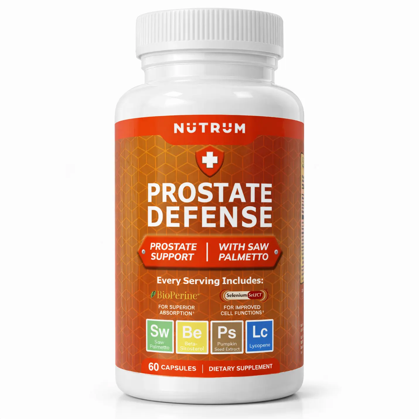 Prostate Defense - Doctor Formulated All-In-One Mens Supplement - Third Party Tested, Made in USA