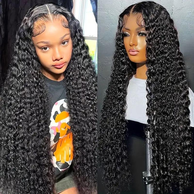 【HOT】FORGIRL FOREVER 32inch 13x6 Water Wave Human Hair Lace Frontal Wig Pre-plucked Deep Wave Curly Transparent Lace Front Human Hair Wigs For Women #TikTokShopBlackFriday