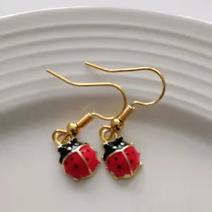 Ladybug Earrings Nickel Free Handmade Spring Collection earrings women