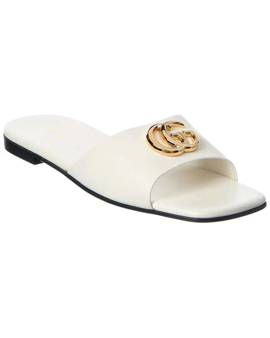 Gucci Double G Leather Sandal