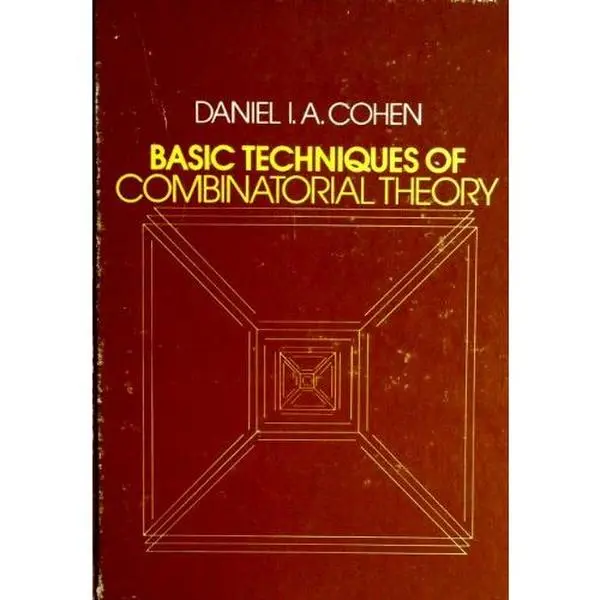 USED Book - Basic techniques of combinatorial theory by Daniel I.A. Cohen (Hardcover) - english