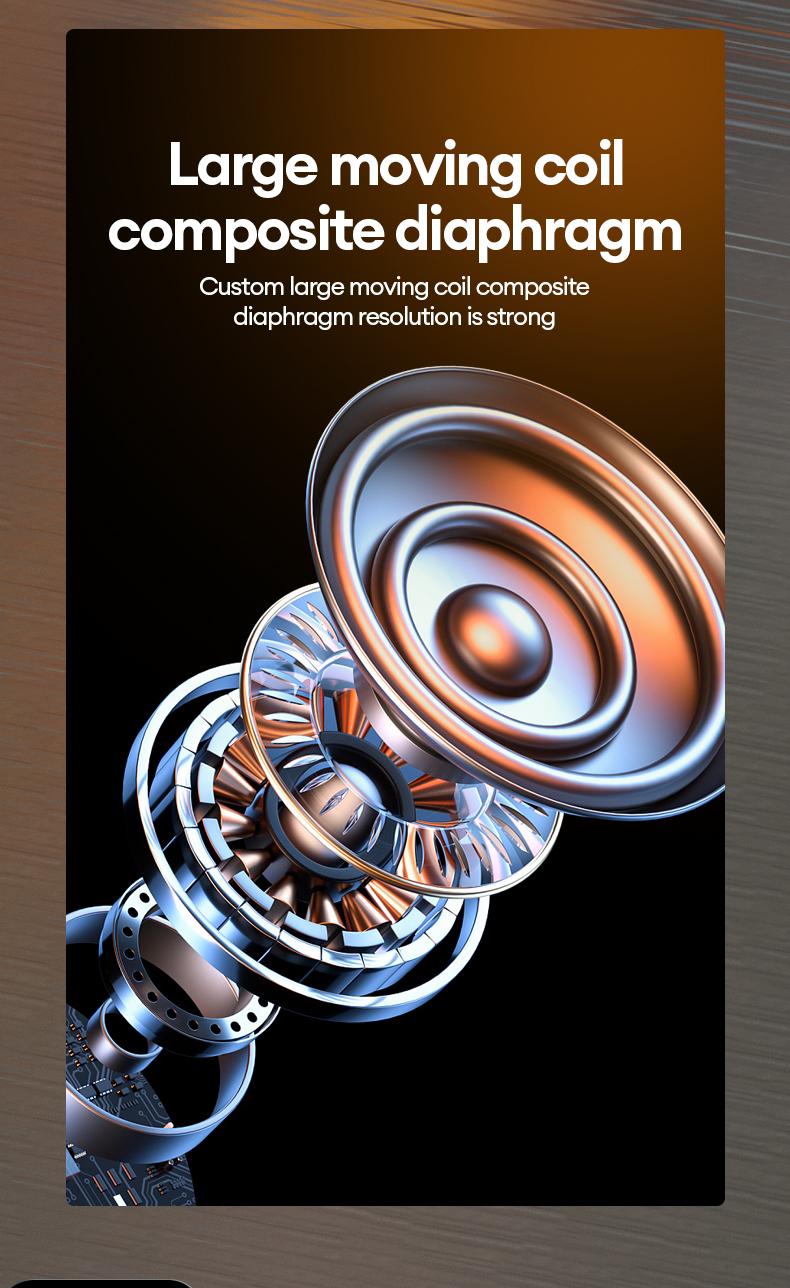 TRANSFORMERS TF-T09 Open Wireless Headphones with 2025 Bluetooth 6.0, 360° Stereo Sound, HD Voice Calls, Ergonomic Comfortable Design, Wireless Earbuds for Music & Phone Calls