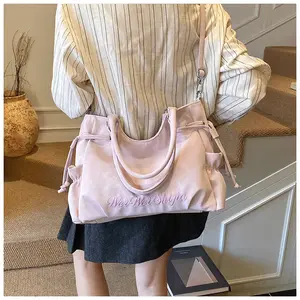 2026 New Drawstring Tote Shoulder Bag – Casual Wear, Fashionable Shopping Bag, Lightweight Shopping Bag,summervibes Tote Handbag