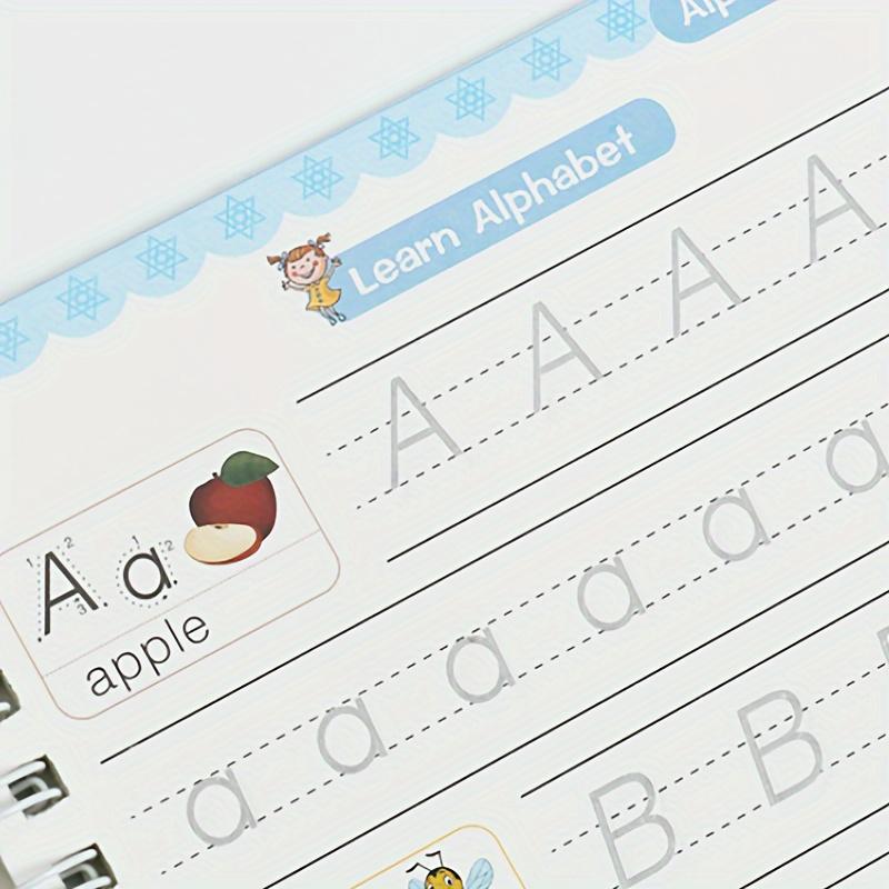 【FaddishDeal】Pen calligraphy copybooks, Set with Pen, Reusable with Groove, Tracking Alphanumeric, school supplies educational learning tools Thick Paper Magic Ink. 【FaddishDeal】Pen calligraphy copybooks, Set with Pen, Reusable with Groove, Tracking Alphanumeric, school supplies educational learning tools Thick Paper Magic Ink.