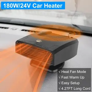 Car Heater and Defroster — Portable Dual-Function Fan with Heating and Cooling Capabilities, Specifically Designed for Windshield Defogging, Automotive Accessories