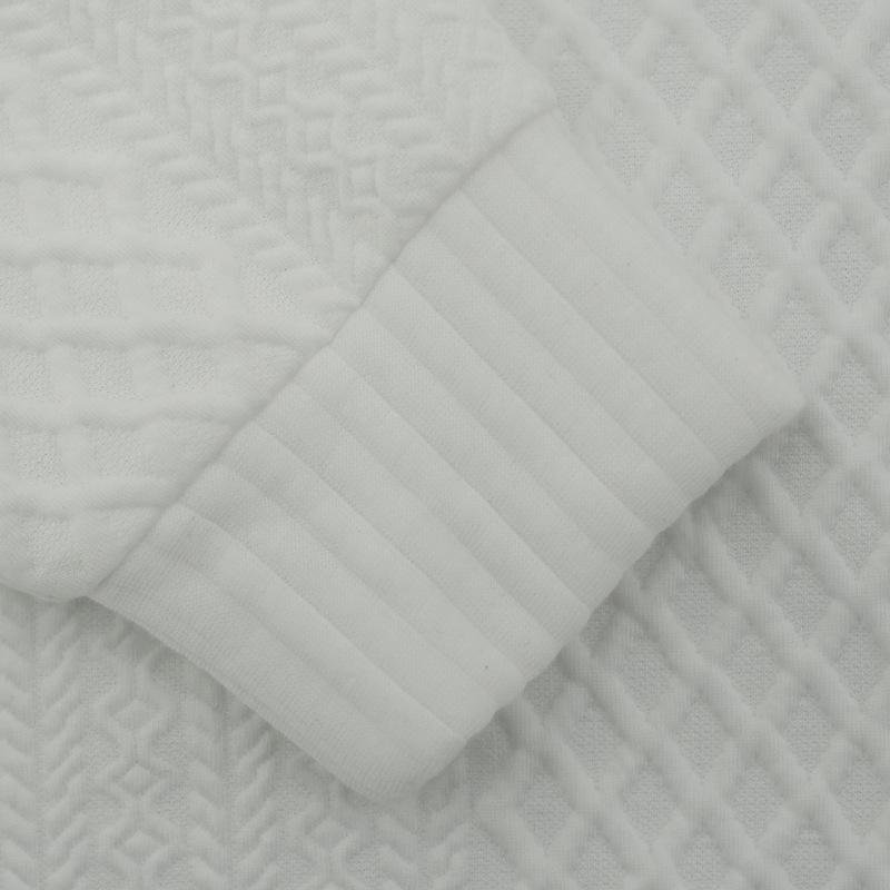 Men's Stand Collar Long Sleeve Casual Outdoor Jacquard Knitwear | New Polo Shirt Men's Ribbed Pullover Circular Knit Polyester Shirt, Stylish Men's Everyday Knitwear, Autumn and Winter, Gift for Father, Classic Knitwear for Husband