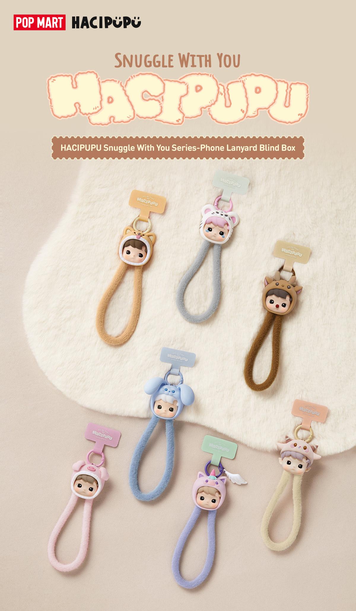 [Spanish]-HACIPUPU Snuggle With You Series – Caja Sorpresa de Correa para Teléfono