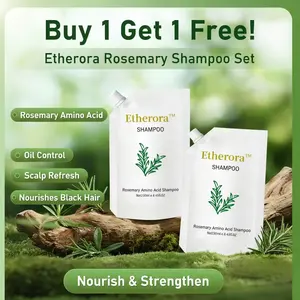 「BUY 1 GET 1 FREE!」 Rosemary Amino Acid Shampoo 250ml - Oil Control & Scalp Refresh, Nourish Black Hair & Volumizing B  falling