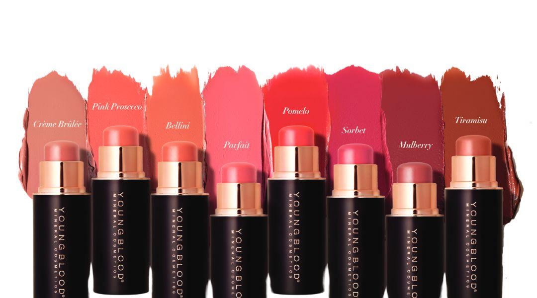 YB Mini VividLuxe Crème Blush Stick - Bellini | Hydrating Cheek & Lip Color | Creamy Texture and Radiant Finish | Clean Ingredients | Multi-Use Makeup | 8 Vivid Shades