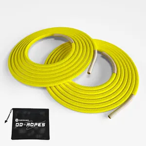YUEDONG Professional Double Dutch Jump Rope, 3.6m Long Lightweight Durable Skipping Rope, 10mm Tangle-Free Thick Polyester Jumping Rope for Team Training and Competition