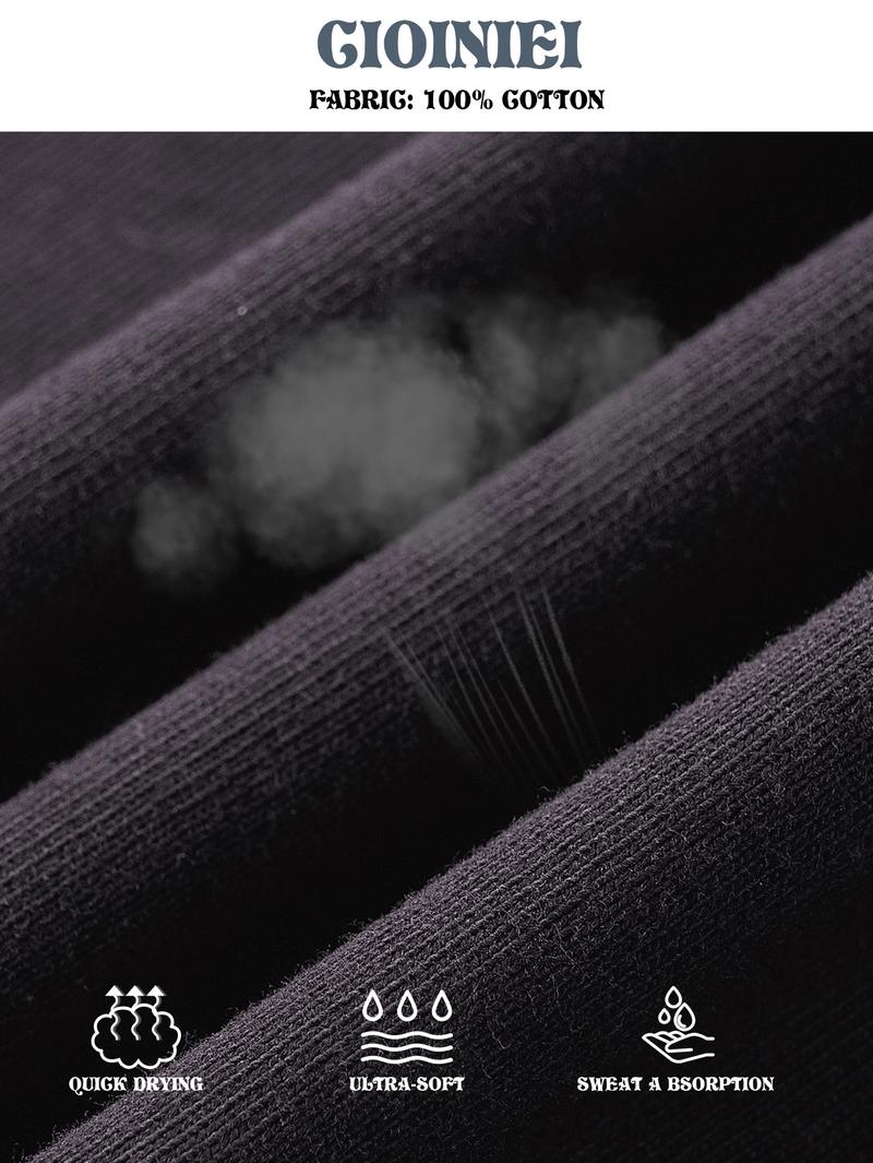 CCCMAI Men's Solid Color Short Sleeve T-Shirt Casual Cotton Tee Solid Colors Black White Gray All Colors Street Style Menswear Summer Basic Loose Fit Solid Color T-Shirt Short Sleeve Versatile American Style Men's Cotton Half Sleeve Casual Shirt Crewneck