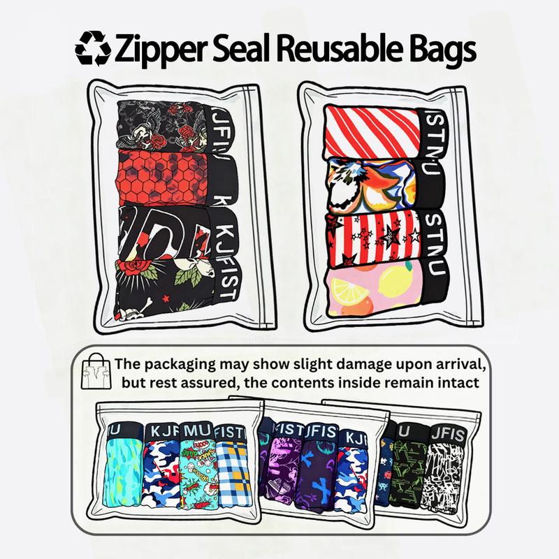 KJFISTMU 12-piece men's boxer briefs, solid color and simple design, graffiti print, extended length, made of elastic spandex fabric, suitable for young men for casual wear, sports, and gym use, moisture-wicking, breathable, cool and comfortable.