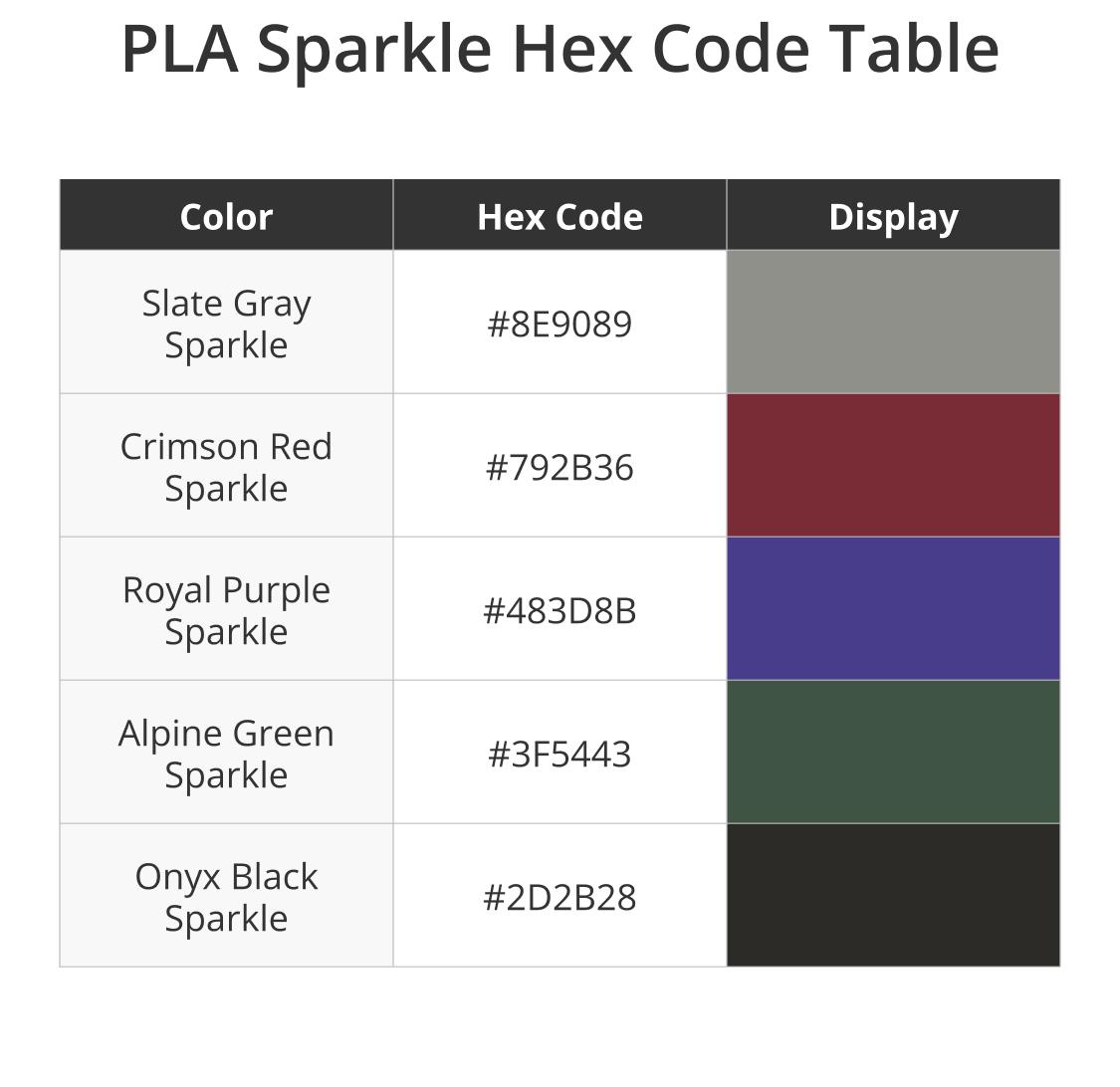 Bambu Lab PLA Sparkle, 3D Printing Filament and Materials