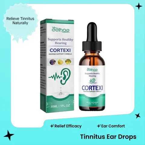 Adults, Infants & Pets Safe｜EELHOE Tinnitus Ear Drops – Earwax Cleaning & Ear Care Formula, Soothing Ear Discomfort, Daily Ear Hygiene