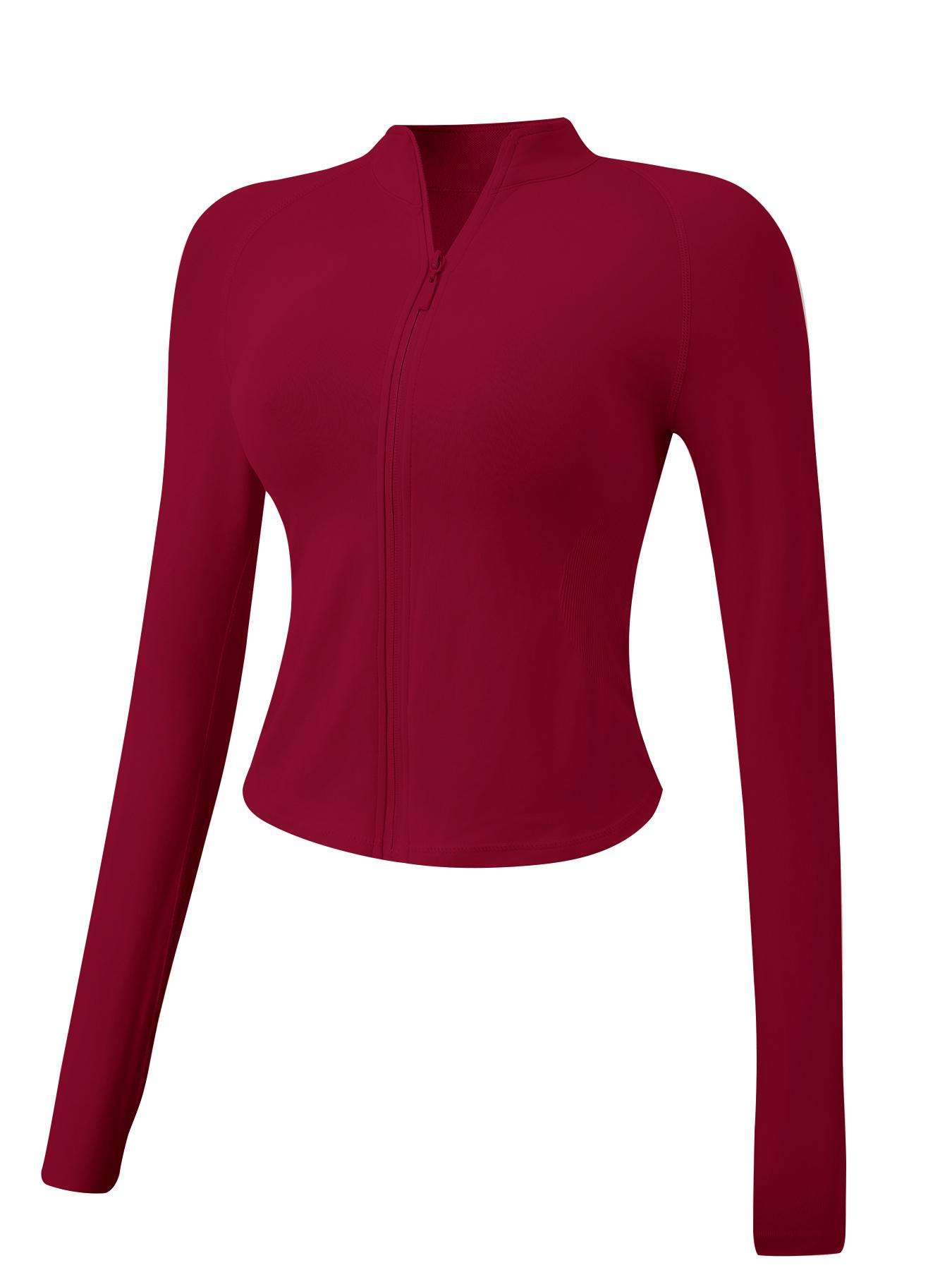 Jetjoy Workout Sets for Women,  Women 2 Piece Seamless Ribbed Workout Sets With Zip Up Jacket+ Mid-Waisted Gym Yoga Leggings SpringStatements